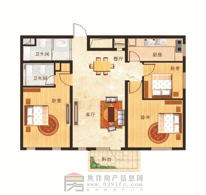 福安MOMA  3號樓C3戶型