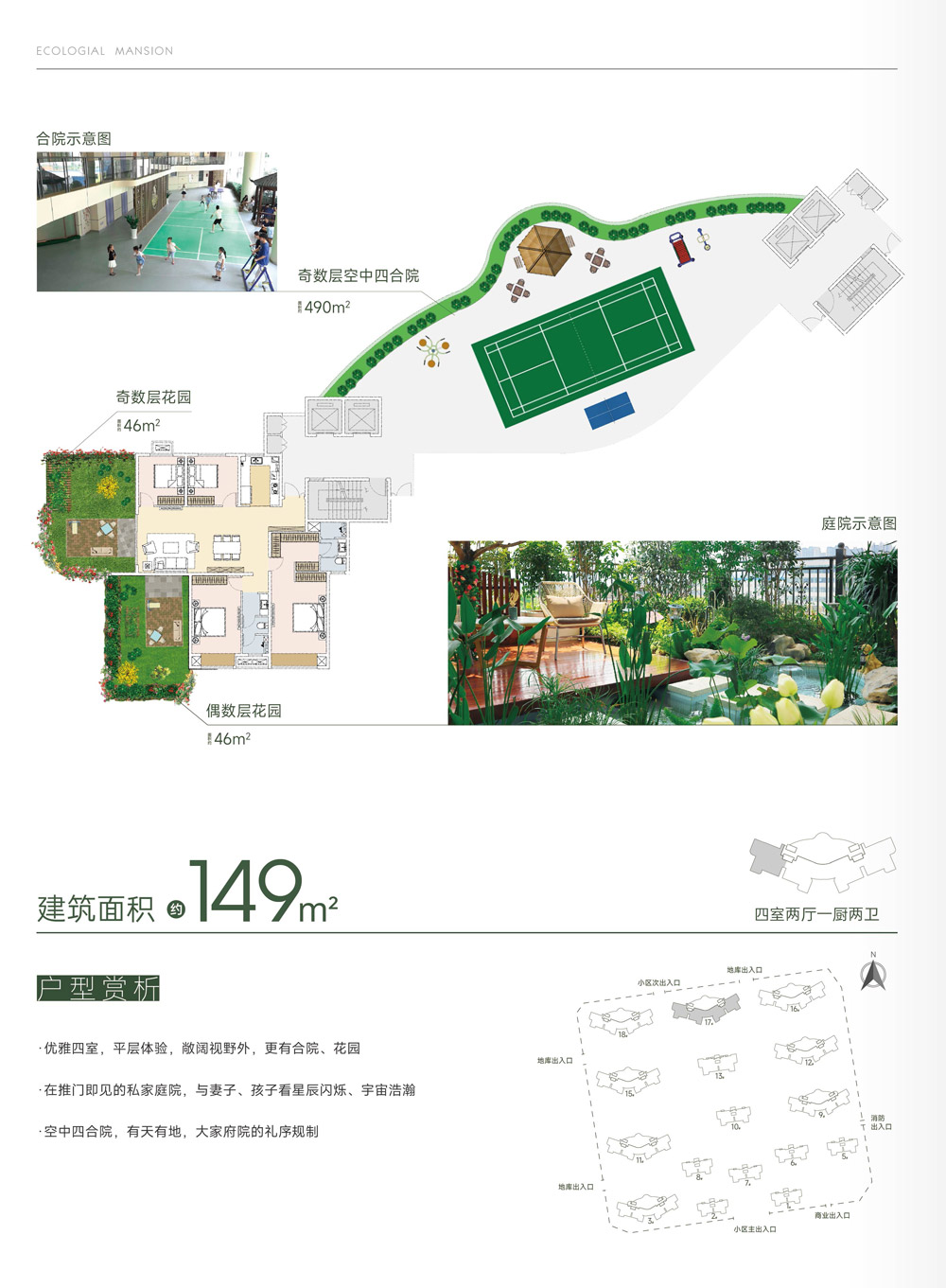 遠(yuǎn)大·世代上品四室二廳二衛(wèi)149戶型欣賞