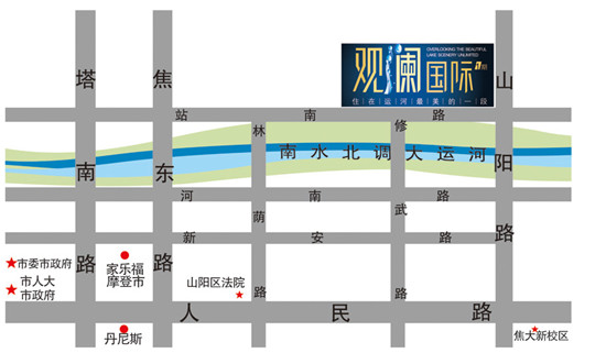 觀瀾國際交通圖