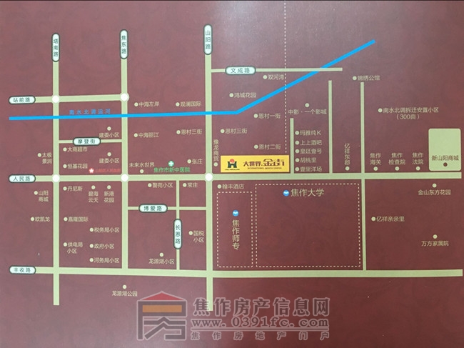 大世界·金街區(qū)位圖