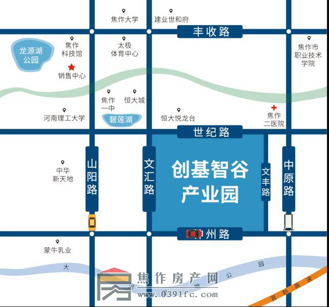 創(chuàng)基智谷產(chǎn)業(yè)新城交通圖
