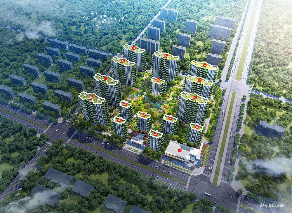 遠(yuǎn)大·世代上品鳥瞰圖