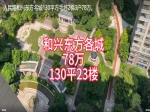 降價(jià)了！人民路和興東方名城130平方毛坯 75萬(wàn)。