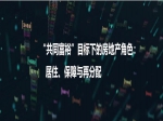 “共同富?！蹦繕?biāo)下的房地產(chǎn)角色：居住、保障與再分配